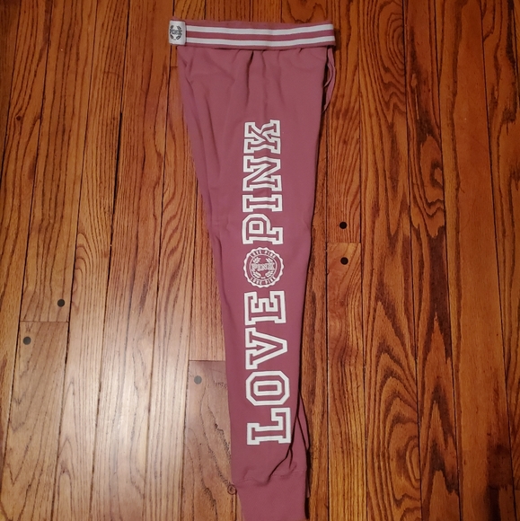 Vs PINK Mauve Slim Fit Joggers XS - Picture 2 of 3